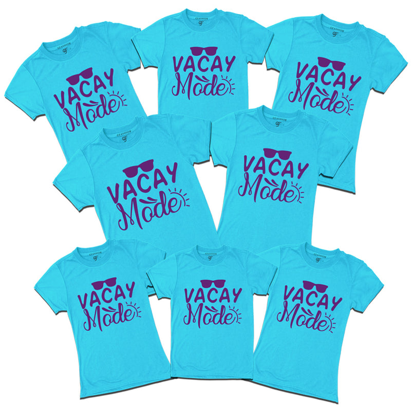 Vacay mode group t shirts family t shirts
