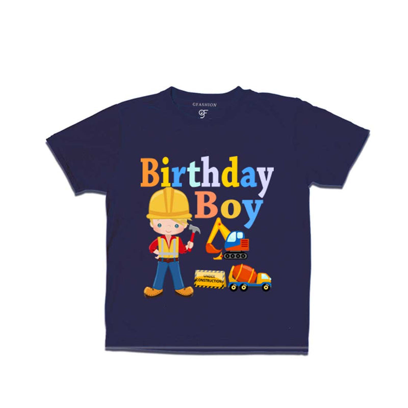 Construction theme Birthday Boy T-shirts