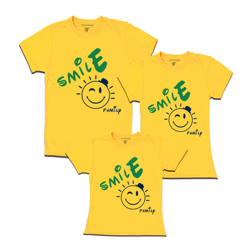 Celebrate this Christmas with matching smile family t-shirt