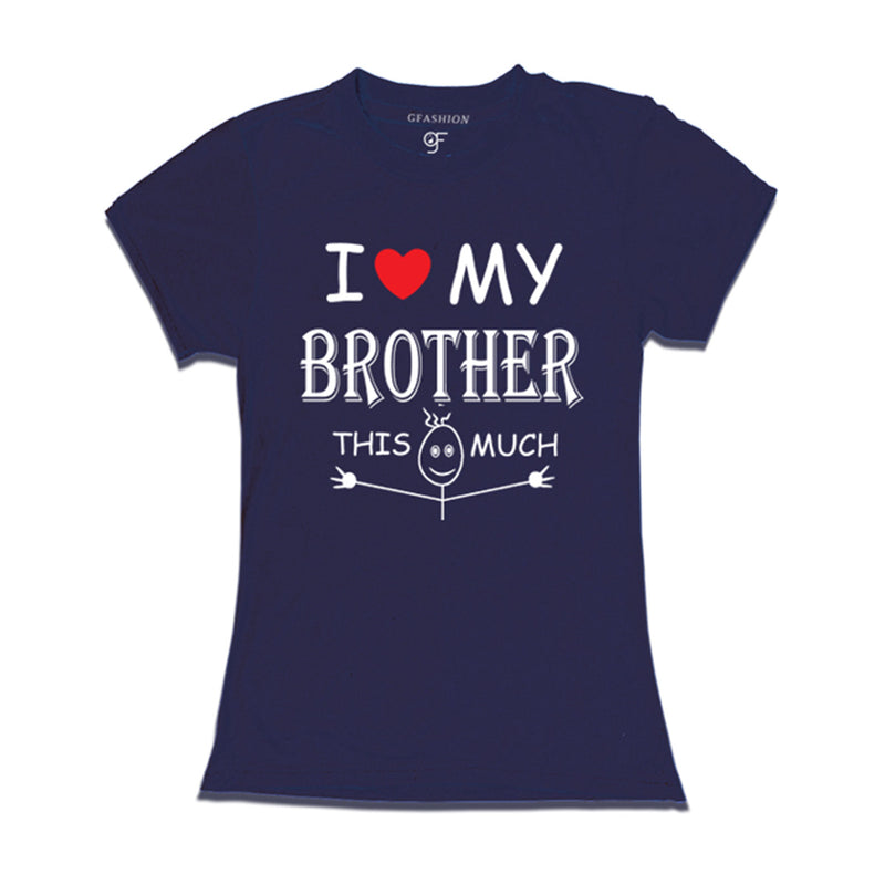 I love My Brother T-shirt in Navy Color available @ gfashion.jpg
