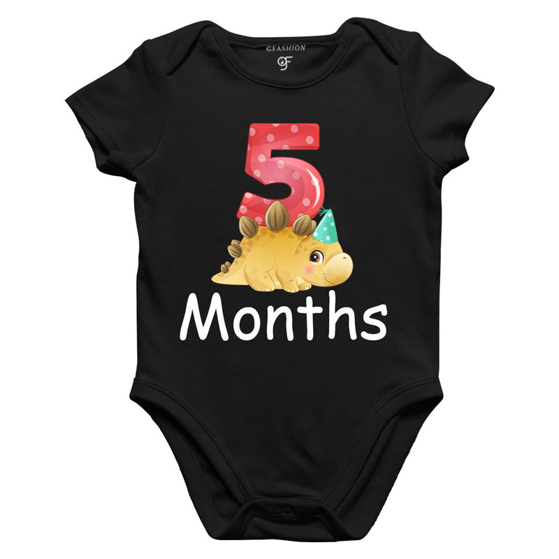 Five Month Baby BodySuit in Black Color avilable @ gfashion.jpg