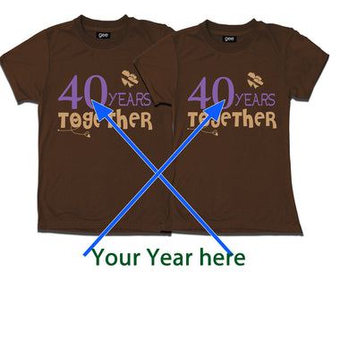 YOUR YEARS TOGETHER FAMILY COUPLE T-Shirts