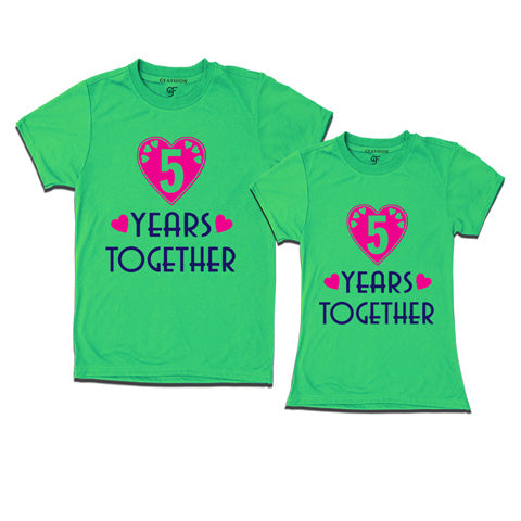 buy 5th anniversary t shirts for couple online india @ gfashion-pistagrenn