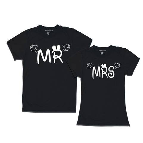 couple t shirt  for Mr and Mrs
