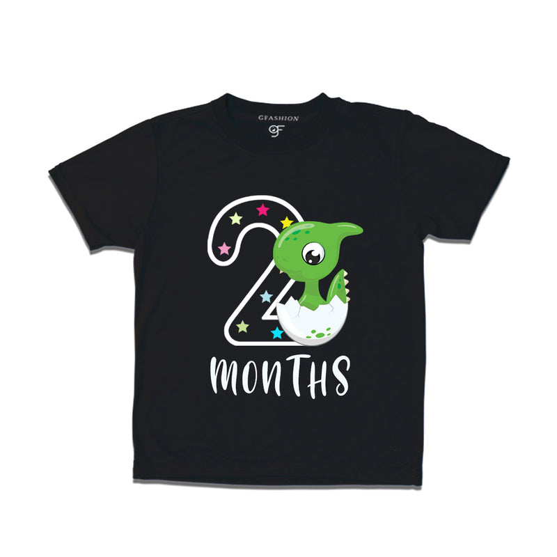 Two Month Baby T-shirt in Black Color avilable @ gfashion.jpg