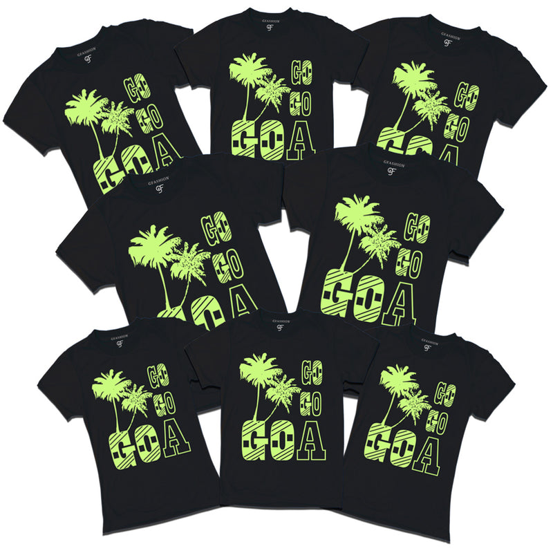 Go Go Goa T-shirts for Group in Black Color available @ gfashion.jpg