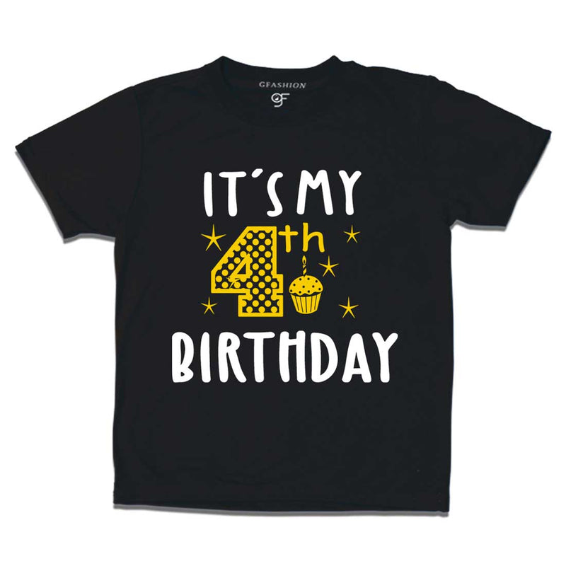 4th Birthday t shirts