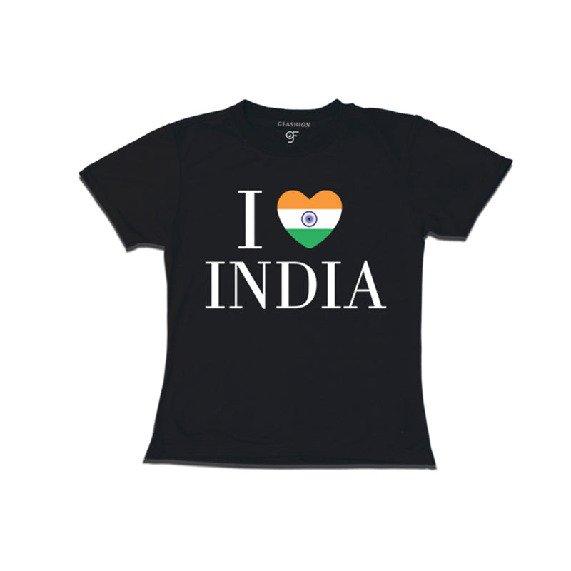 I love India Girl T-shirt in Black Color available @ gfashion.jpg