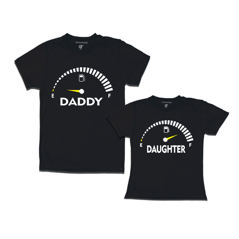 SpeedoMeter Matching T-shirts for Dad and Daughter in Black Color available @ gfashion.jpg