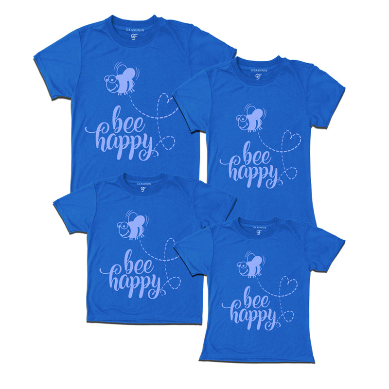 Bee Happy Shirt for family set of 3 4 and 5