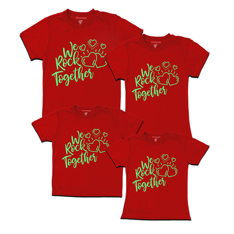 We rock together group tees