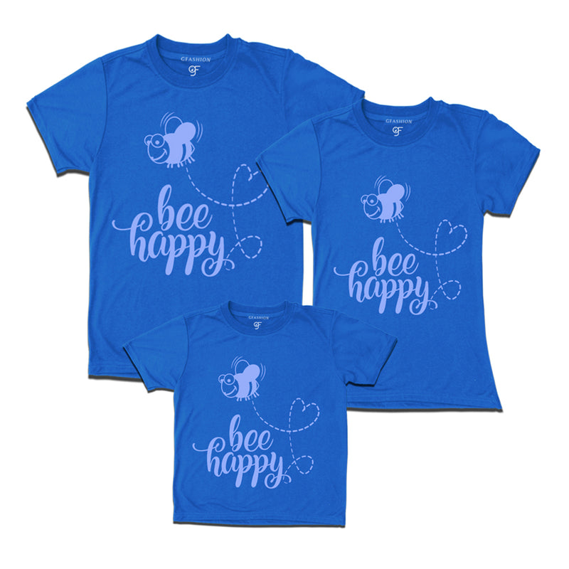 occasion can be celebrated with matching bee happy family t-shirt