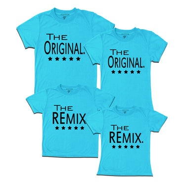the original the remix Matching Family tees set of 4