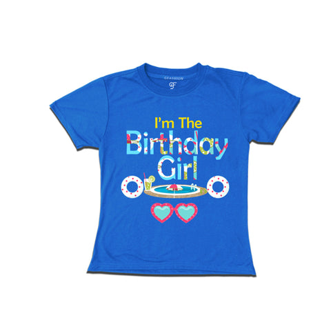 Pool Party theme Birthday Girl T-shirt