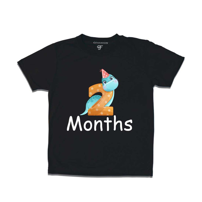 Two Month Baby T-shirt in Black Color avilable @ gfashion.jpg