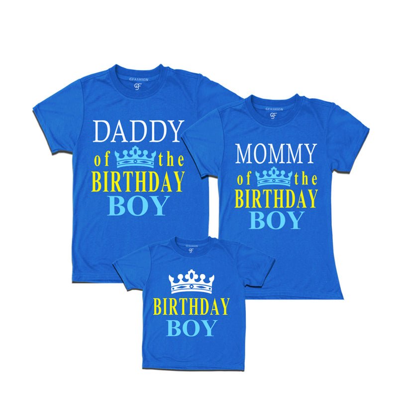 Dad, Mom with Birthday Boy T- shirts