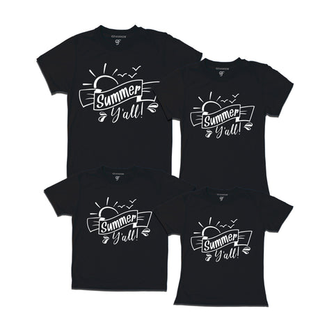Summer y all couple and family t shirts