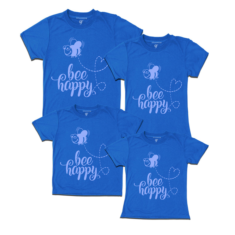 bee happy group t shirts set of 4