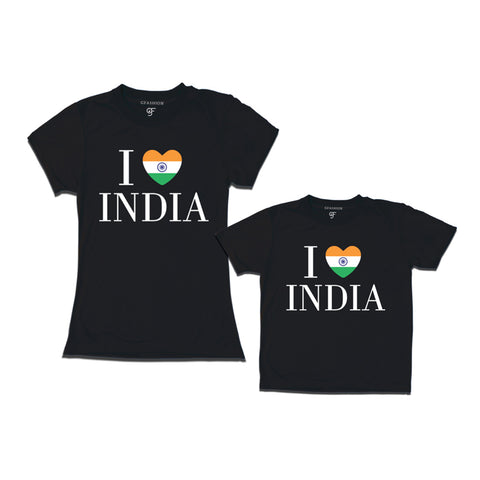 I love India Mom and Son T-shirts in Black Color available @ gfashion.jpg