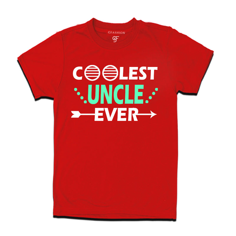 coolest uncle ever t shirts-red-gfashion
