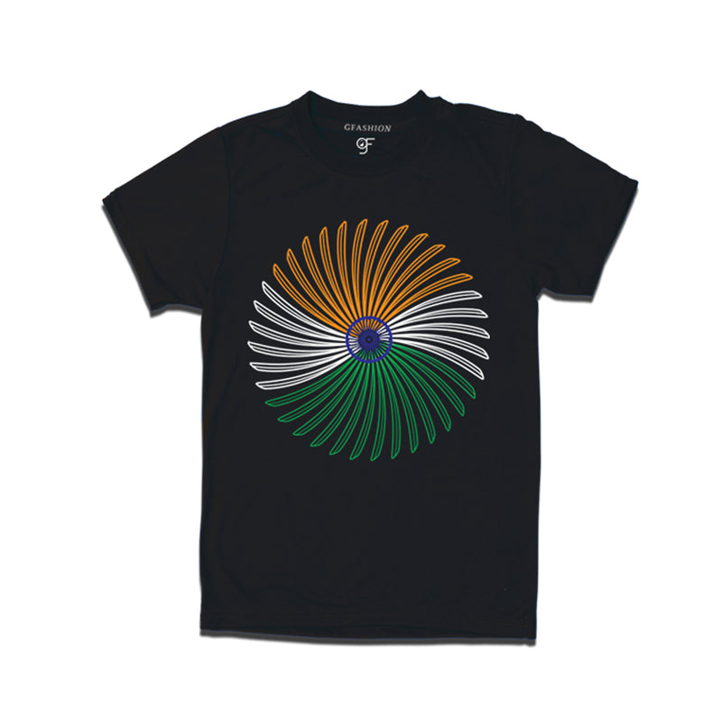 Indian tricolor t shirt-Men T-shirts