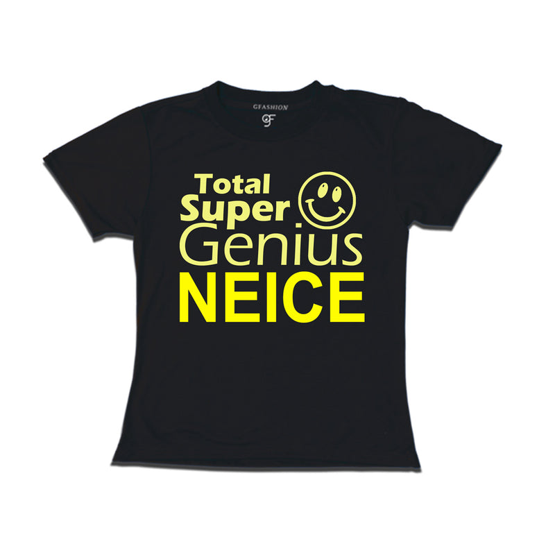 Super Genius Neise T-shirts-black-gfashion