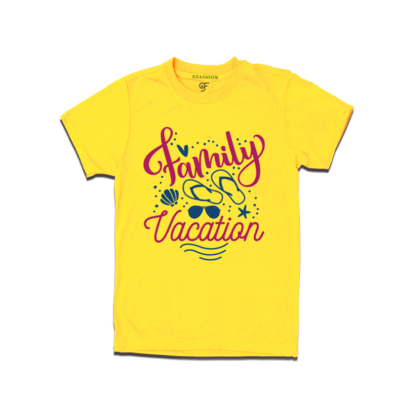 Family Vacation  T-shirts in Yellow Color available @ gfashion.jpg