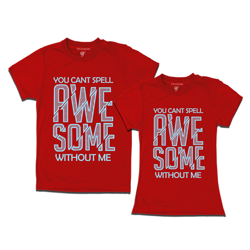 Couple t-shirt for awesome one | gfashion
