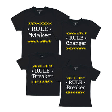 Rule Maker-Changer Breaker T-shirts For Family