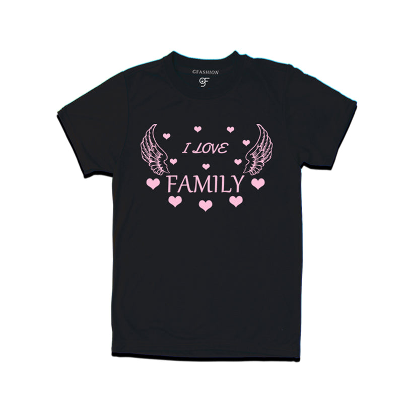 i love family t shirts for men