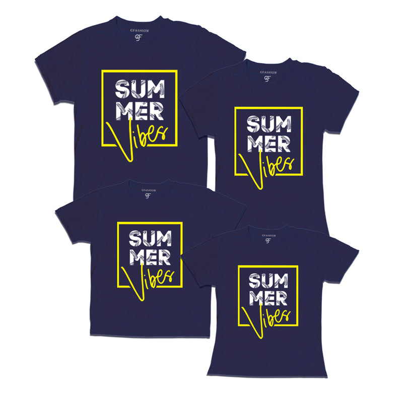 summer vibes vacation group tees