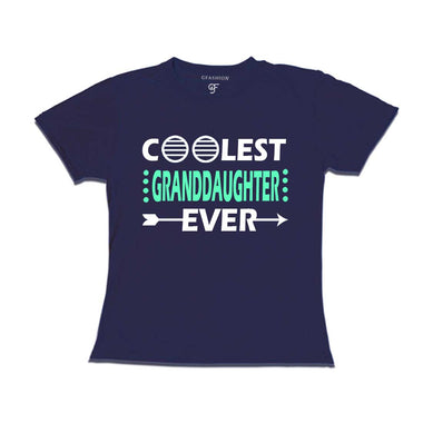 coolest granddaughter ever t shirts-navy-gfashion