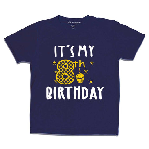 8th Birthday Girl T-shirt