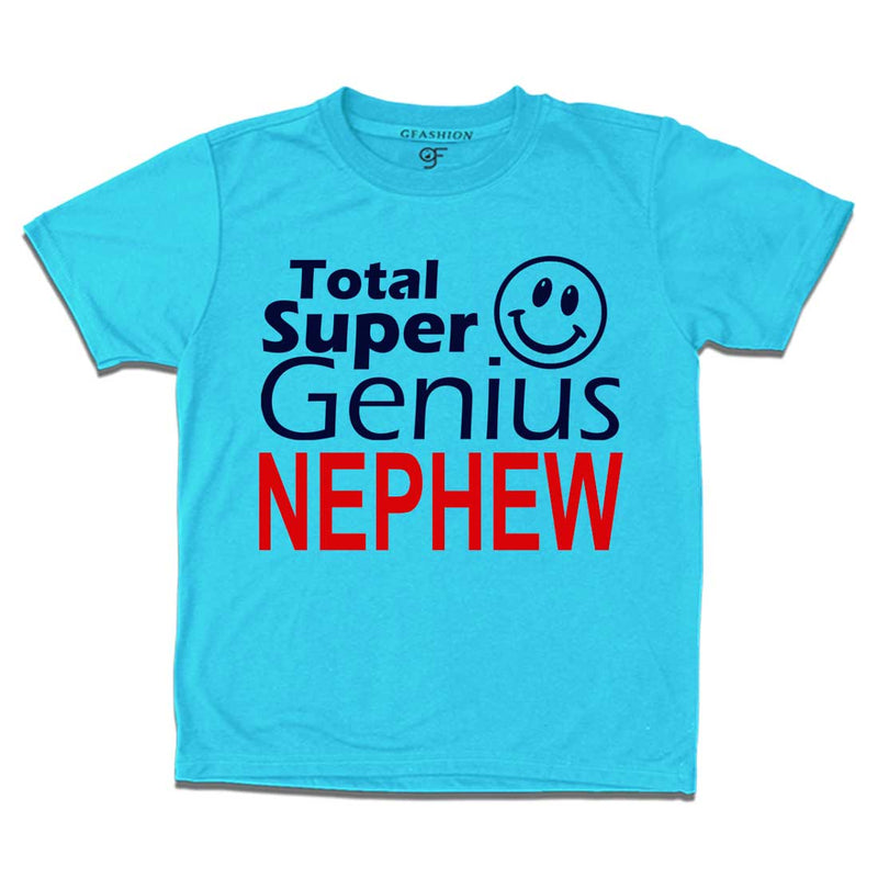 Super genius Nephew T-shirts-sky blue-gfashion