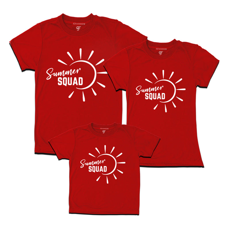 summer squad printed t shirts