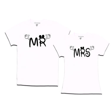 couple t shirt  for Mr and Mrs