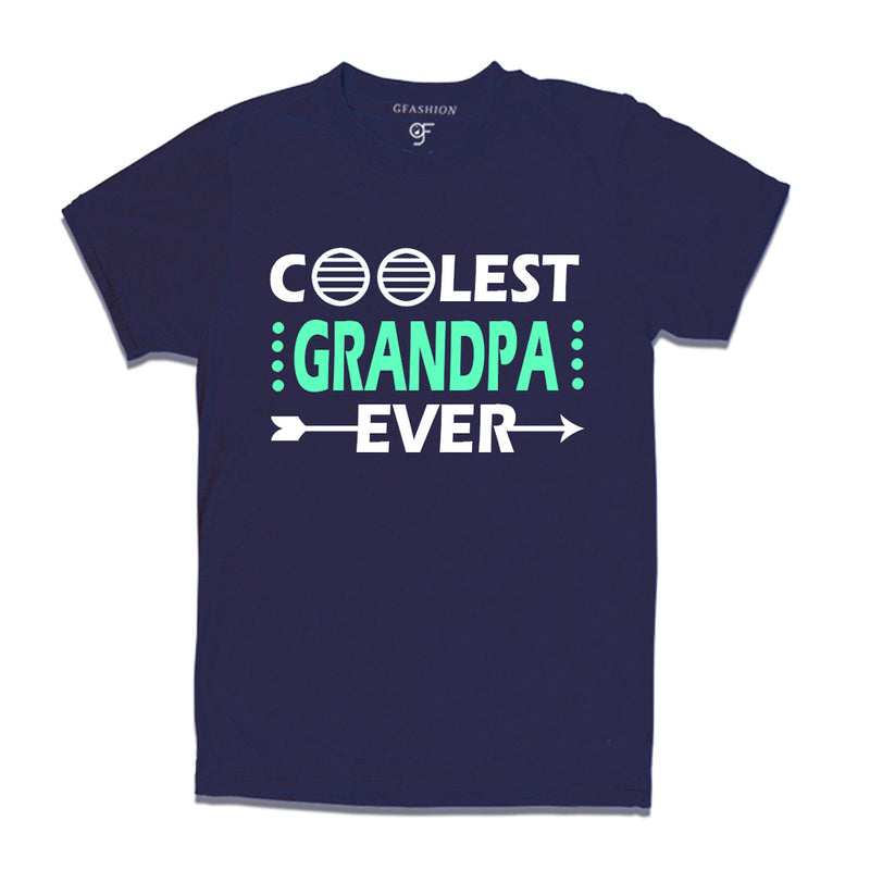 coolest grandpa ever t shirts-navy-gfashion
