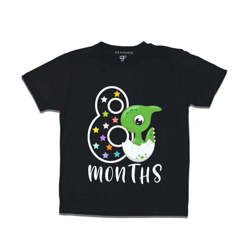 Eight Month Baby T-shirt in Black Color avilable @ gfashion.jpg