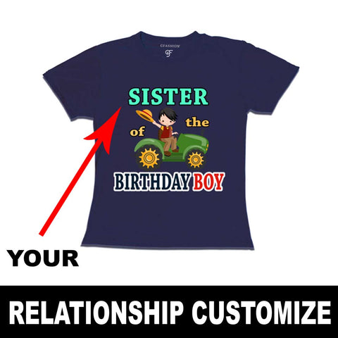 Farmer Theme Birthday Boy's Relation Customize T shirt