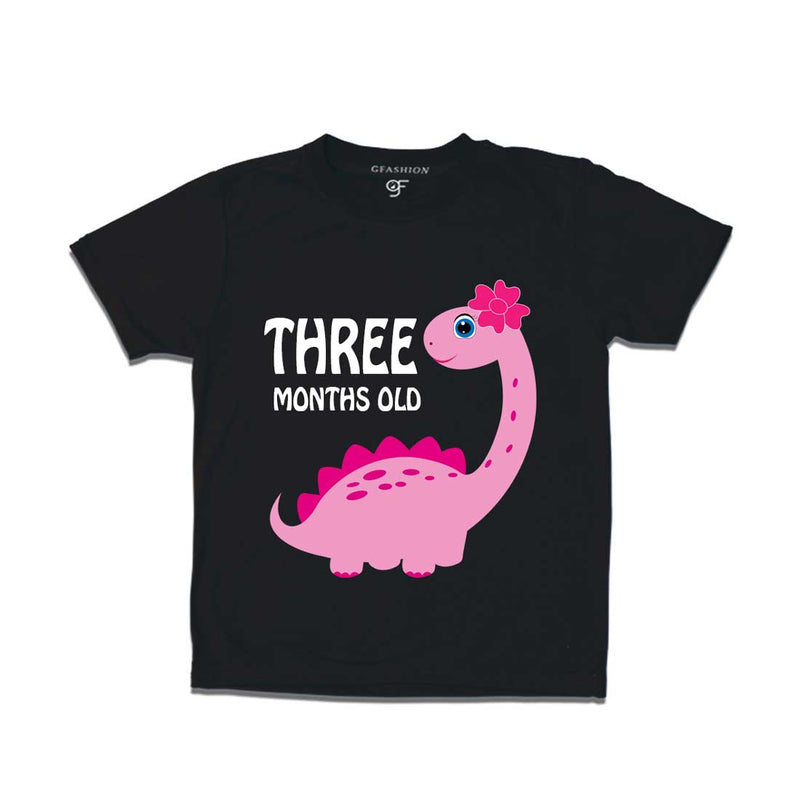 Three Month Old Baby T-shirt in Black Color avilable @ gfashion.jpg