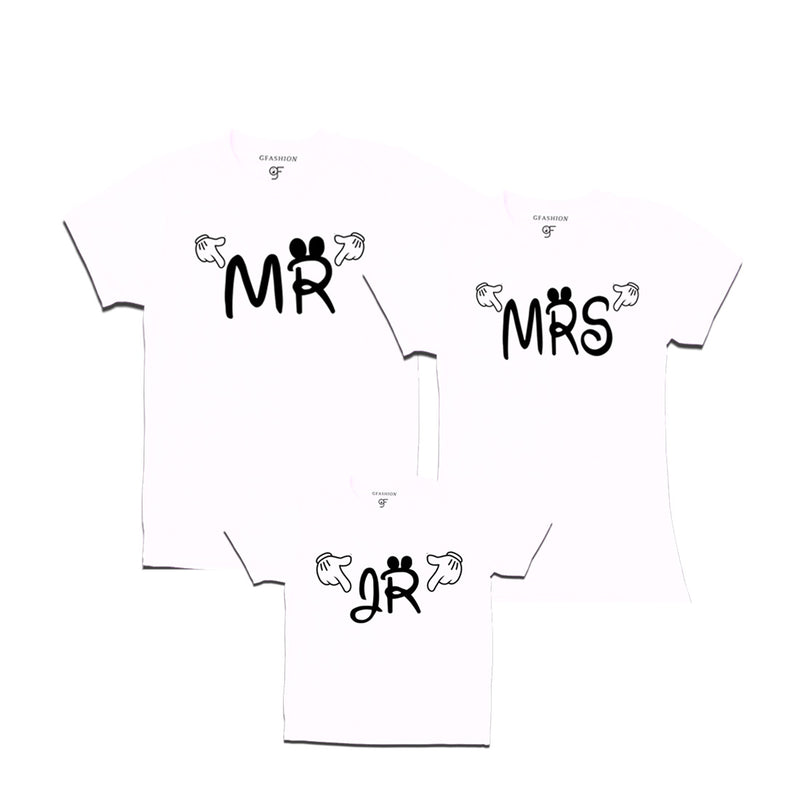 mr mrs and junior t shirts