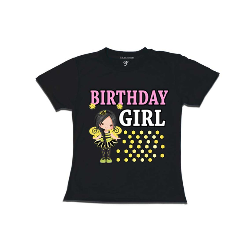 Bee Theme Birthday Girl T-shirts