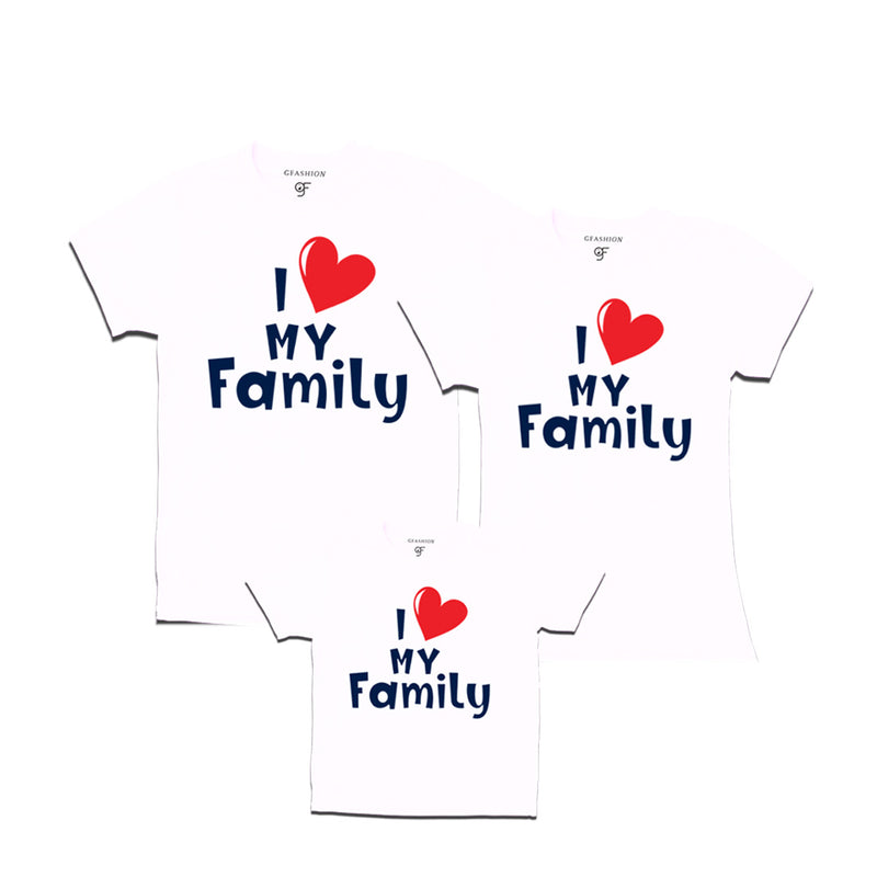 i love family t shirts