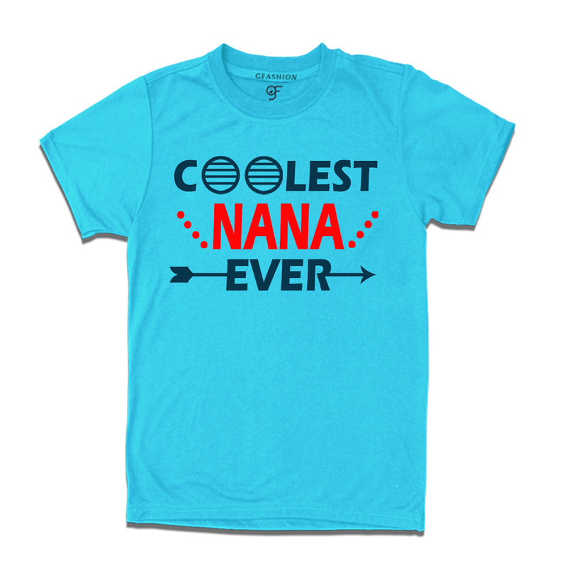 coolest nana ever t shirts-sky blue-gfashion