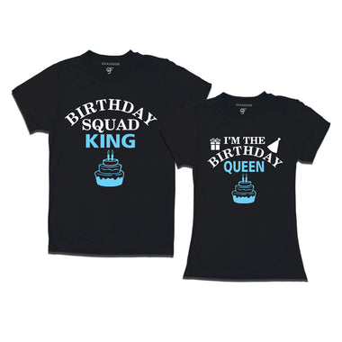 I'm The Birthday Queen T-shirts with Squad King