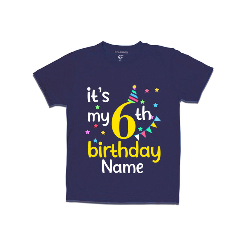 It's my 6th birthday t shirts for boys-girls