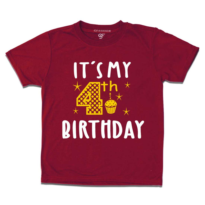 4th Birthday t shirts