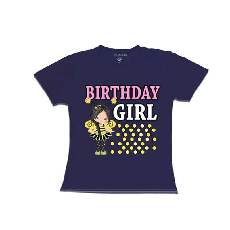 Bee Theme Birthday Girl T-shirts