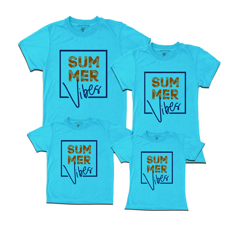 summer vibes vacation group tees