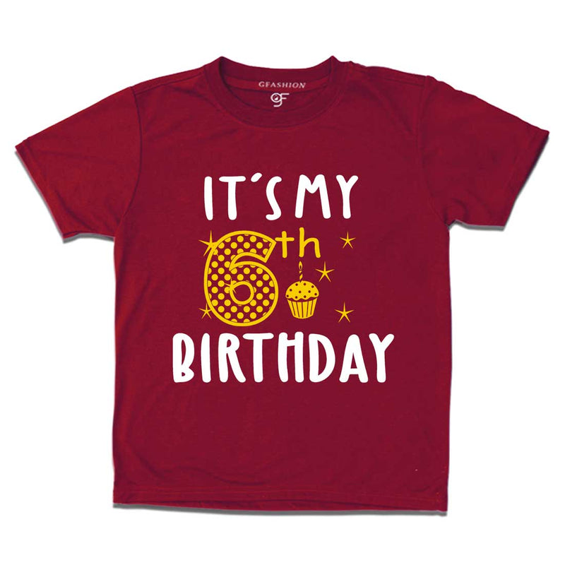 6th Birthday Boy T-shirt